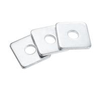 sourcing map 20pcs M16x50x5.4mm Square Plate Bearing Washers Carbon Steel Plate Square Plate Washers Flat Pad Spacer Gasket for Hardware Fastener