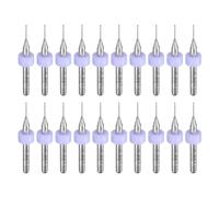 sourcing map 20pcs Micro PCB Drill Bits 0.6mm / 0.0236" Tungsten Steel Carbide Twist Mini Drill Tool with 1/8" Shank for Printed Circuit Board Stone CNC Engraving