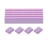 sourcing map 20pcs Mini Buffer Block Nail File, 100/180 Grit Double Side Sponge Nail Buffers for Professional Manicure Acrylic Nails, Natural Nails, Pink/Purple