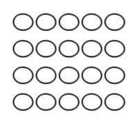 sourcing map 20pcs Nitrile Rubber O-Rings 25mm OD 21mm ID 2mm Width Metric Buna-N NBR Sealing Gasket Plumbing Sealing Repair O Rings for Car Auto Vehicle Repair Faucet Air Gas