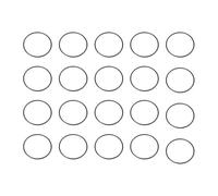 sourcing map 20pcs Nitrile Rubber O-Rings 25mm OD 24mm ID 1mm Width Metric Buna-N NBR Sealing Gasket Plumbing Sealing Repair O Rings for Car Auto Vehicle Repair Faucet Air Gas