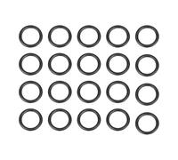 sourcing map 20pcs Nitrile Rubber O-Rings 28mm OD 20mm ID 4mm Width Metric Buna-N NBR Sealing Gasket Plumbing Sealing Repair O Rings for Car Auto Vehicle Repair Faucet Air Gas
