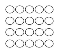sourcing map 20pcs Nitrile Rubber O-Rings 28mm OD 24mm ID 2mm Width Metric Buna-N NBR Sealing Gasket Plumbing Sealing Repair O Rings for Car Auto Vehicle Repair Faucet Air Gas