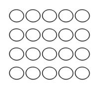 sourcing map 20pcs Nitrile Rubber O-Rings 31mm OD 27mm ID 2mm Width Metric Buna-N NBR Sealing Gasket Plumbing Sealing Repair O Rings for Car Auto Vehicle Repair Faucet Air Gas