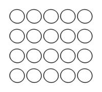 sourcing map 20pcs Nitrile Rubber O-Rings 34mm OD 30mm ID 2mm Width Metric Buna-N NBR Sealing Gasket Plumbing Sealing Repair O Rings for Car Auto Vehicle Repair Faucet Air Gas