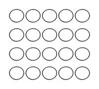 sourcing map 20pcs Nitrile Rubber O-Rings 37mm OD 33mm ID 2mm Width Metric Buna-N NBR Sealing Gasket Plumbing Sealing Repair O Rings for Car Auto Vehicle Repair Faucet Air Gas