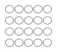 sourcing map 20pcs Nitrile Rubber O-Rings 42mm OD 38mm ID 2mm Width Metric Buna-N NBR Sealing Gasket Plumbing Sealing Repair O Rings for Car Auto Vehicle Repair Faucet Air Gas
