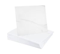 sourcing map 20pcs Peel and Stick Marble Tiles 12"x12" PVC Shower Tiles | Waterproof Wall Panel Backsplash,Peel and Stick,for Bathroom,Kitchen,Living,Classic White Design
