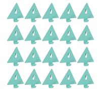 sourcing map 20Pcs PegBoard Hooks, 1.6" Study Peg Shelving Hooks Heavy Duty Triangle Wall Organizing Hook Peg Board Organizer Accessories for Office Retail Shelf Pegboard Wall Organizer, Blue