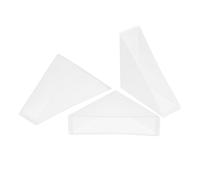 sourcing map 20Pcs Plastic Corner Protectors 12x50mm Right Angle Shape Glass Corner Guards Cushion for Corner Protection of Glass, Mirror, Tile, White