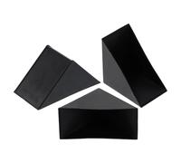 sourcing map 20Pcs Plastic Corner Protectors 30x67mm Right Angle Shape Glass Corner Guards Cushion for Corner Protection of Glass, Mirror, Tile, Black