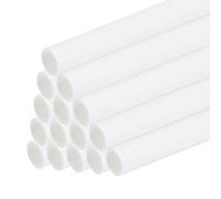 sourcing map 20pcs Plastic Model Tube ABS Round Tube 3mmx250mm White Easy Processing for Architectural Model Making DIY