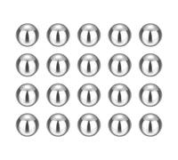 sourcing map 20pcs Precision Balls 16mm Diameter G25 Solid Chrome Steel Bearing Balls for Ball Bearing, Machinery, Automotive, and DIY (Mirror Finish)