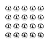 sourcing map 20Pcs Precision Balls 18mm Diameter G200 Solid 304 Stainless Steel Bearing Balls for Ball Bearing, Machinery, Automotive, and DIY
