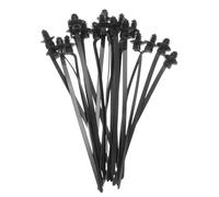 sourcing map 20pcs Push Mount Cable Zip Tie 6.5" x 0.18" Nylon Self Locking Cable Strap Thread Style Heavy Duty Snap in Cable Zip Ties for Household Electronic Auto Industry
