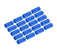 sourcing map 20Pcs PVC Pipe PVC Conduit Coupler Straight Fittings Efficacy 16 mm Terminating Coupler Connectors for Home Hose Electrical Conduit Blue