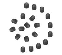 sourcing map 20Pcs Replacement Stylus Pen Tips 6.5mm Conductive Capacitive Touch Screen Pens Tips Silicone Rubber, Black