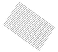 sourcing map 20pcs Round Steel Metal Rods, 1.2mm x 100mm High Speed Steel (HSS) Lathe Bar Stock Tool, for Shaft Gear Drill Lathes Boring Machine Turning Miniature DIY Craft, 20pcs