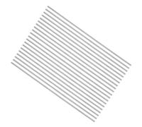 sourcing map 20pcs Round Steel Metal Rods, 1.4mm x 150mm High Speed Steel (HSS) Lathe Bar Stock Tool, for Shaft Gear Drill Lathes Boring Machine Turning Miniature DIY Craft