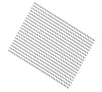 sourcing map 20pcs Round Steel Metal Rods, 1.7mm x 100mm High Speed Steel (HSS) Lathe Bar Stock Tool, for Shaft Gear Drill Lathes Boring Machine Turning Miniature DIY Craft, 20pcs