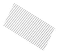 sourcing map 20pcs Round Steel Metal Rods, 1mm x 100mm High Speed Steel (HSS) Lathe Bar Stock Tool, for Shaft Gear Drill Lathes Boring Machine Turning Miniature DIY Craft, 20pcs