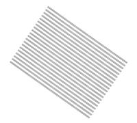 sourcing map 20pcs Round Steel Metal Rods, 2.5mm x 200mm High Speed Steel (HSS) Lathe Bar Stock Tool, for Shaft Gear Drill Lathes Boring Machine Turning Miniature DIY Craft