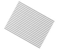 sourcing map 20pcs Round Steel Metal Rods, 2mm x 100mm High Speed Steel (HSS) Lathe Bar Stock Tool, for Shaft Gear Drill Lathes Boring Machine Turning Miniature DIY Craft, 20pcs