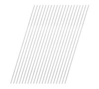 sourcing map 20Pcs Round Steel Rods, 0.7mm x 100mm High Speed Steel (HSS) Aluminium Rod Steel Bar for Shaft Gear Drill Lathes Boring Machine