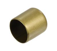 sourcing map 20pcs Rubber End Caps 29mm ID Vinyl Tube Bolt Cap Cover Gold