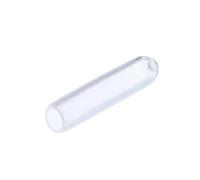 sourcing map 20pcs Rubber End Caps 3mm(1/8") ID Vinyl PVC Round Tube Bolt Cap Cover Screw Thread Protectors Clear
