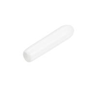 sourcing map 20pcs Rubber End Caps 3mm(1/8") ID Vinyl Round End Cap Cover Screw Thread Protectors White