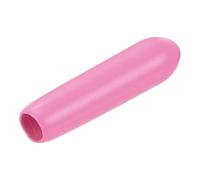 sourcing map 20pcs Rubber End Caps 3mm(1/8 Inch) ID Vinyl PVC Round Tube Bolt Cap Cover Screw Thread Protectors Pink