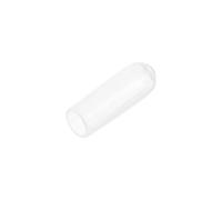 sourcing map 20pcs Rubber End Caps 5.5mm ID Vinyl Round Tube Bolt Cap Cover Thread Protectors Clear