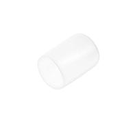 sourcing map 20pcs Rubber End Caps Protective Caps 13mm(1/2 Inch) ID Vinyl PVC Round Tube Bolt Cap Cover Screw Thread Protectors, Clear