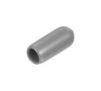 sourcing map 20pcs Rubber End Caps Protective Caps 5.5mm ID Vinyl PVC Round Tube Bolt Cap Cover Screw Thread Protectors, Light Grey