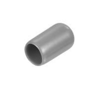 sourcing map 20pcs Rubber End Caps Protective Caps 8.5mm ID Vinyl PVC Round Tube Bolt Cap Cover Screw Thread Protectors, Light Grey