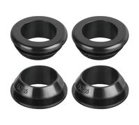 sourcing map 20Pcs Rubber Grommets 20mm Mount Dia, for 16mm ID Rubber Hole Plugs Rubber Wiring Grommets for Firewall Cable Wire Protecting, Black