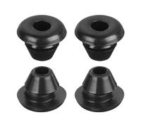 sourcing map 20Pcs Rubber Grommets 5mm Mount Dia, for 3mm ID Rubber Hole Plugs Rubber Wiring Grommets for Firewall Cable Wire Protecting, Black