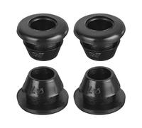 sourcing map 20Pcs Rubber Grommets 8mm Mount Dia, for 5mm ID Rubber Hole Plugs Rubber Wiring Grommets for Firewall Cable Wire Protecting, Black