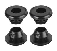 sourcing map 20Pcs Rubber Grommets 8mm Mount Dia, for 6mm ID Rubber Hole Plugs Rubber Wiring Grommets for Firewall Cable Wire Protecting, Black