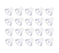 sourcing map 20Pcs Screw Suction Cup, 25mm/0.98" Glass Suction Pads Clear PVC Strong Sucker Pad Holder with M4x8mm Screw Nut for Bathroom Wall Door Window Car Shade