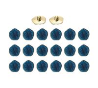 sourcing map 20Pcs Shank Buttons, 21mm/0.8" Irregular Vintage Decorative Sewing Buttons Fastener Accessories for Clothing Coat Suit Cardigan Crafts Decoration, Navy Blue
