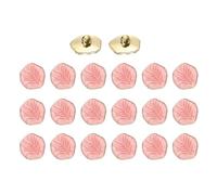 sourcing map 20Pcs Shank Buttons, 21mm/0.8" Irregular Vintage Decorative Sewing Buttons Fastener Accessories for Clothing Coat Suit Cardigan Crafts Decoration, Pink