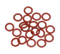sourcing map 20pcs Silicone O-Ring 12mm OD 8mm ID 2mm Width Metric Sealing Gasket Plumbing VMQ Seal O-Ring Washer for Pressure Washer Air Gas Connections Auto Repair, Red
