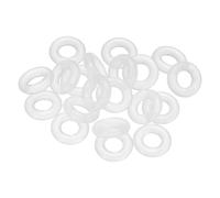 sourcing map 20pcs Silicone O-Ring 13mm OD 6mm ID 3.5mm Width Metric Sealing Gasket Plumbing VMQ Seal O-Ring Washer for Pressure Washer Air Gas Connections Auto Repair, White