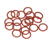 sourcing map 20pcs Silicone O-Ring 15mm OD 11mm ID 2mm Width Metric Sealing Gasket Plumbing VMQ Seal O-Ring Washer for Pressure Washer Air Gas Connections Auto Repair, Red