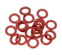 sourcing map 20pcs Silicone O-Ring 15mm OD 9mm ID 3mm Width Metric Sealing Gasket Plumbing VMQ Seal O-Ring Washer for Pressure Washer Air Gas Connections Auto Repair, Red