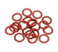 sourcing map 20pcs Silicone O-Ring 16mm OD 10mm ID 3mm Width Metric Sealing Gasket Plumbing VMQ Seal O-Ring Washer for Pressure Washer Air Gas Connections Auto Repair, Red