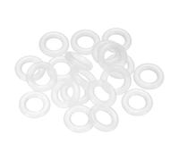 sourcing map 20pcs Silicone O-Ring 17mm OD 10mm ID 3.5mm Width Metric Sealing Gasket Plumbing VMQ Seal O-Ring Washer for Pressure Washer Air Gas Connections Auto Repair, White