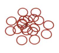 sourcing map 20pcs Silicone O-Ring 18mm OD 14mm ID 2mm Width Metric Sealing Gasket Plumbing VMQ Seal O-Ring Washer for Pressure Washer Air Gas Connections Auto Repair, Red